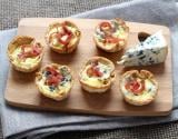 Mini tartelettes à la fourme d'Ambert