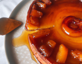 Tarte tatin à la cannelle et au sucre roux