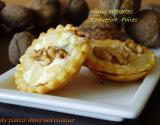 Mini tartelettes roquefort poire