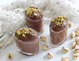 Mousse au chocolat vegan aux pistaches