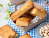 Financiers aux amandes et aux pois chiches