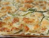 Tarte aux courgettes, comté et mozzarella