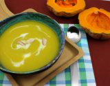 Velouté de courge verte