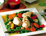 Poulet aux légumes