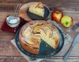 Gâteau moelleux aux pommes et crème pâtissière