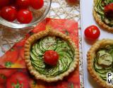 Tartelettes à la courgette et fromage frais