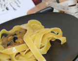 Tagliatelle à la carbo-normande