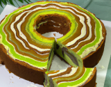 Cake marbré au kiwi