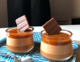 Mousse duo chocolat caramel