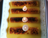 Canneloni de crème brûlée