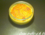 Crème brûlée à la vanille facile