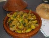 Tajine de poulet aux pomme de terre