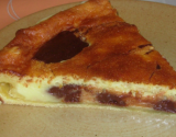 Tarte marbrée chocolat-orange