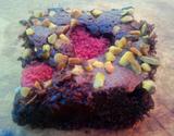 Brownie fondant aux framboises