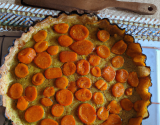 Tarte de carottes et d'abricots au gingembre