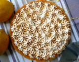 Tarte au citron meringuée sur sablé breton