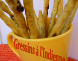 Gressins à l'indienne