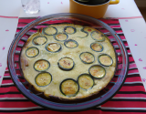 Flan de courgettes simple et bon