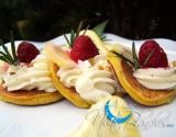 Crêpes Parmentier aux Pistaches et Chantilly au Mascarpone au Citron et Framboises