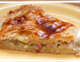 Tourte aux pommes de terre et lardons