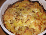 Gratin de pommes de terre au roquefort facile