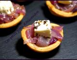 Tartelette à l'oignon rouge et feta