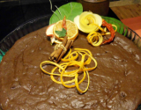 Fondant chocolat et orange