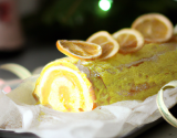 Bûche de Noël citronnée