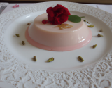 Panna cotta à la rose