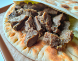 Pita d'agneau à l'orientale