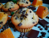 Muffins à l'orange et pépites de chocolat