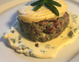 Émincé de bœuf en crème de gorgonzola