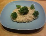 Risotto aux fromages et choux romanesco