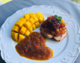 Chapon au chutney de mangue