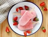 Popsicle aux fraises