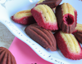 Madeleines bossues au chocolat à la framboise