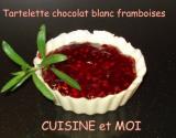 Tartelettes croustillantes chocolat blanc framboises