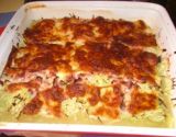 Gratin de courgettes jambon-mozarella