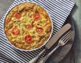 Quiche aux courgettes et aux tomates cerises