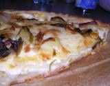 Quiche poireau pomme de terre lardon