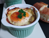 Œufs cocotte gratinés