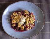 Crumble fruits de saison-coco