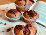 Muffins cœur de Nutella gourmands