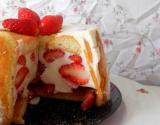 Charlotte aux fraises gariguettes et fromage blanc