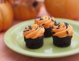 Cupcakes d'Halloween chocolat orange