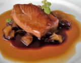 Sauté de chapon sauce foie gras et armagnac