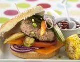 Burger de veau de Pentecôte aux petis légumes