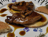 Escalopes de chevreuil au foie gras