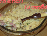 Gratin de crozets à la cancoillotte