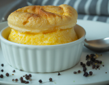 Soufflé à la brandade de morue